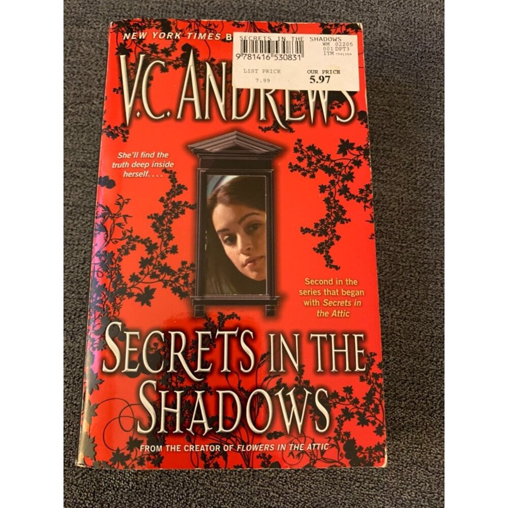 V.C. Andrews "Secrets In The Shadows" Paperback Book